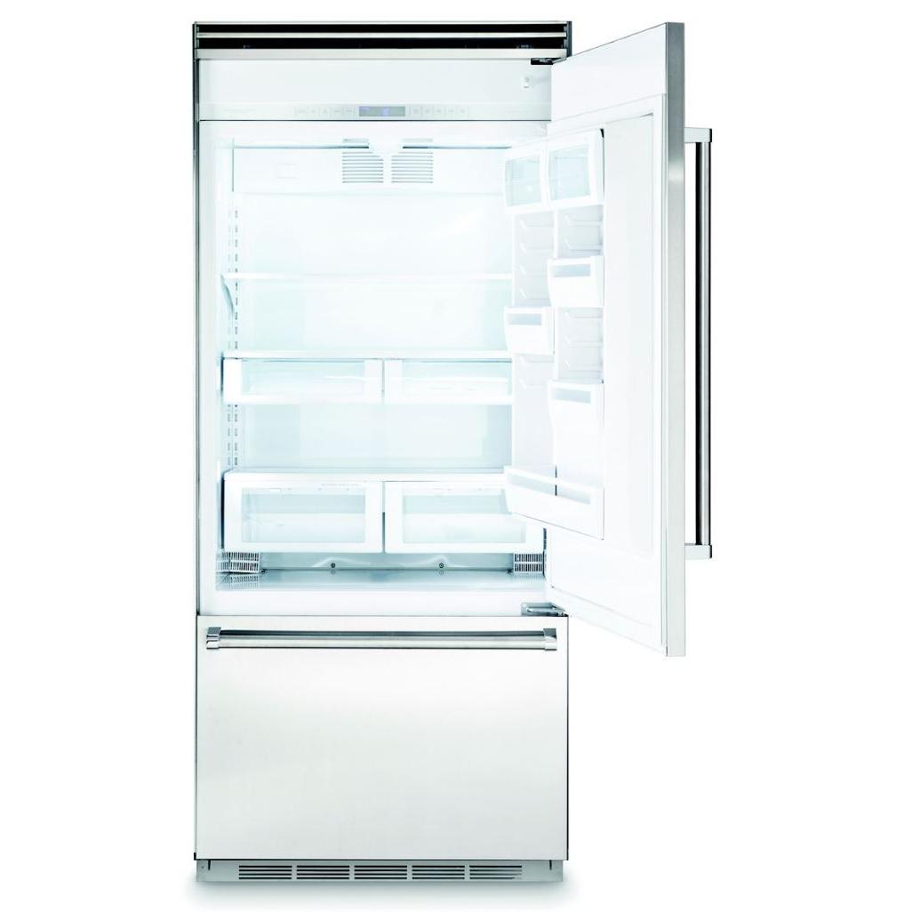 Viking 36-inch, 20.4 cu.ft. Built-in Bottom Freezer Refrigerator with Plasmacluster™ Ion Air Purifier VCBB5363ERSS IMAGE 2