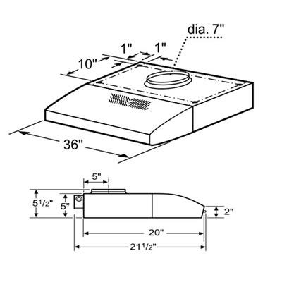 Bosch Ventilation Range Hoods DUH36252UC IMAGE 3