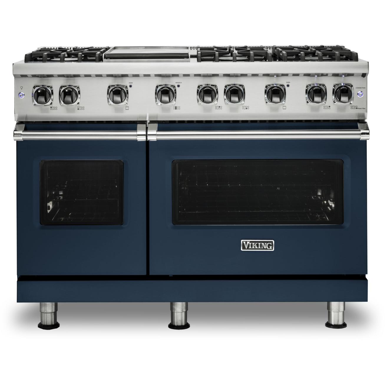 Viking 48-inch Freestanding Gas Range with VariSimmer™ VGR548-6GSB IMAGE 1