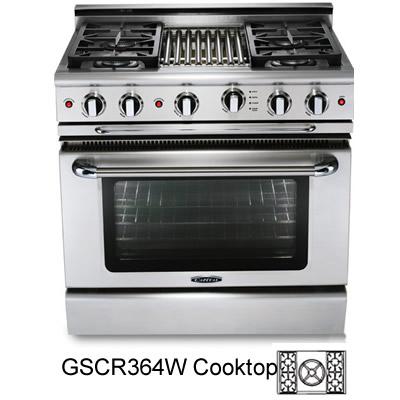 Capital Ranges Gas GSCR364W-N IMAGE 1