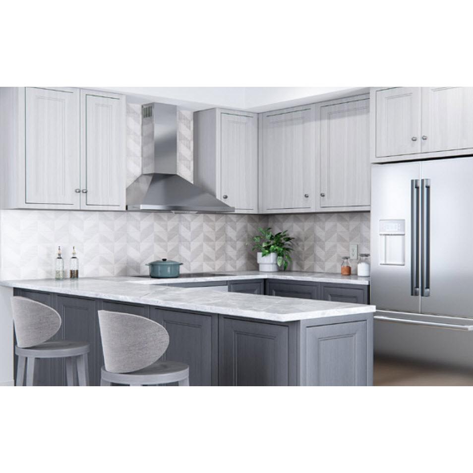 Brisas 36-inch BVE Series Wall Mount Range Hood BVE-E36BS IMAGE 2