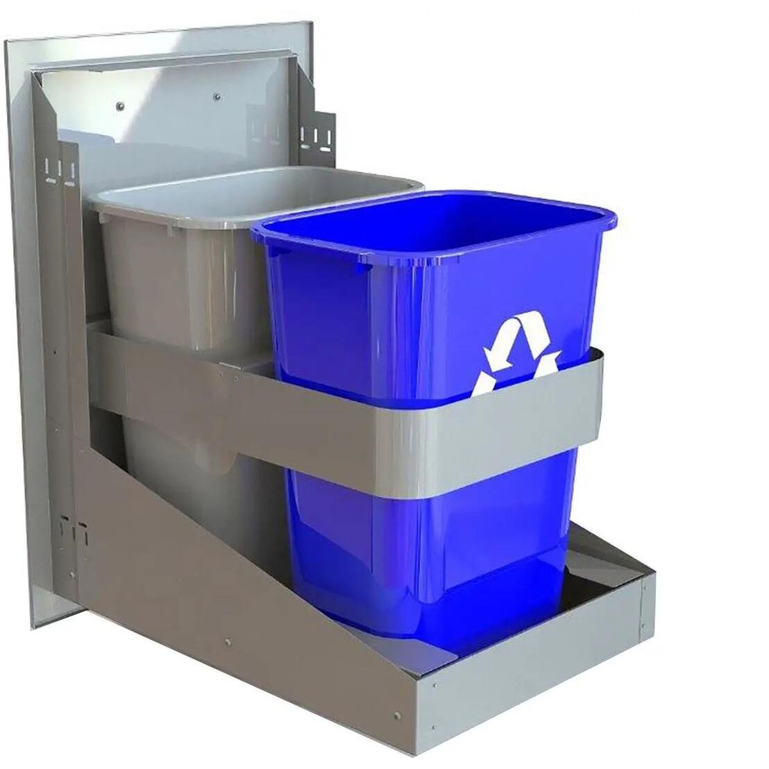 Alfresco Dual Trash Center AXE-TC2D-SC IMAGE 2