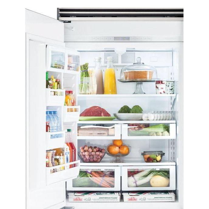 Viking 36-inch, 20.4 cu.ft. Built-in Bottom Freezer Refrigerator with Plasmacluster™ Ion Air Purifier VCBB5363ERSB IMAGE 2