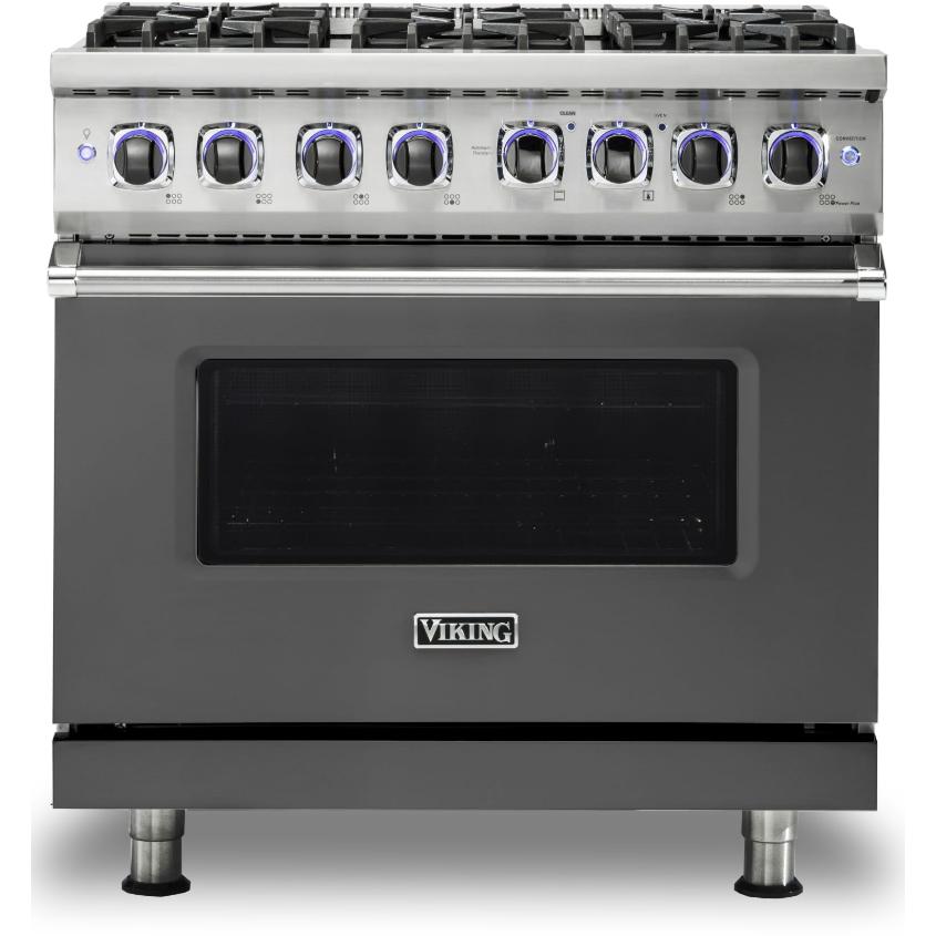 Viking 36-inch Freestanding Dual-Fuel Range with Elevation Burners™ CVDR7362-6BDGLP IMAGE 1