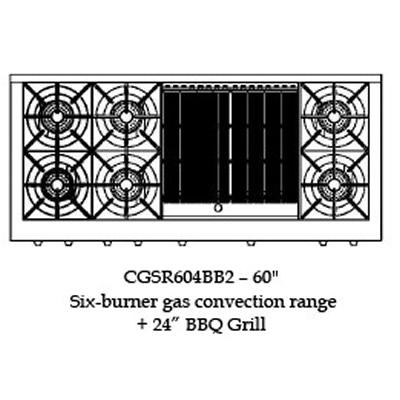 Capital Ranges Gas CGSR604BB2-N IMAGE 2