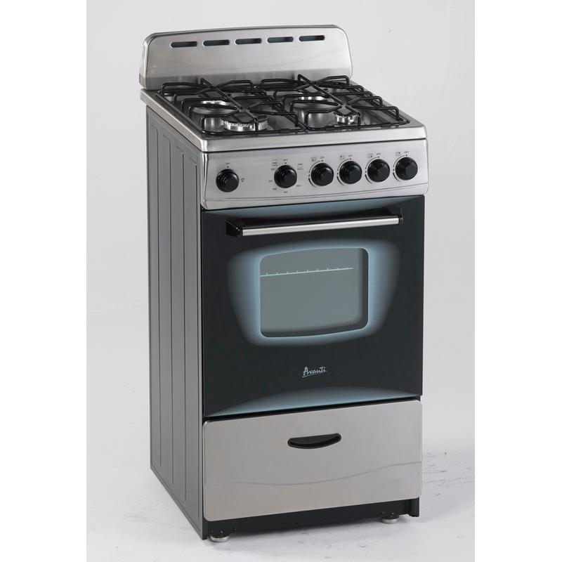 Avanti 20-inch Freestanding Gas Range GR2013CSS IMAGE 2