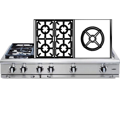 Capital Cooktops Gas GRT484W-L IMAGE 1