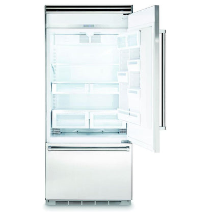Viking 36-inch, 20.4 cu.ft. Built-in Bottom Freezer Refrigerator with  Plasmacluster™ Ion Air Purifier VCBB5363ERSS IMAGE 2