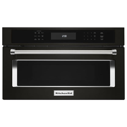 KitchenAid 30-inch, 1.4 cu. ft. Built-in Microwave Oven with Convection KMBP100EBS IMAGE 1