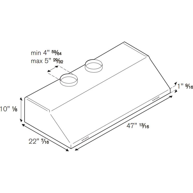 Bertazzoni Ventilation Range Hoods KU48PRO2X/14 IMAGE 2