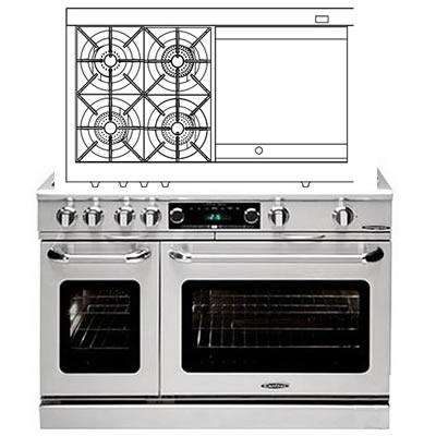 Capital Ranges Dual Fuel CSB484GG-L IMAGE 1