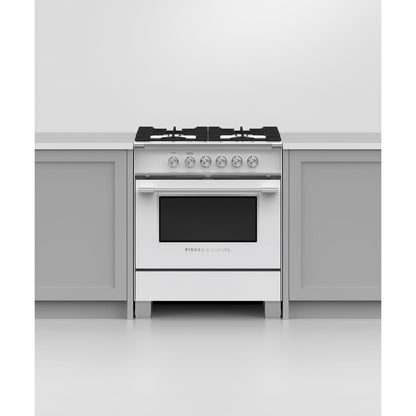 Fisher & Paykel 30-inch Freestanding Gas Range with AeroTech™ Technology OR30SCG4W1 IMAGE 4