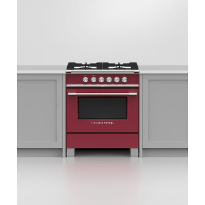 Fisher & Paykel 30-inch Freestanding Gas Range with AeroTech™ Technology OR30SCG4R1 IMAGE 4