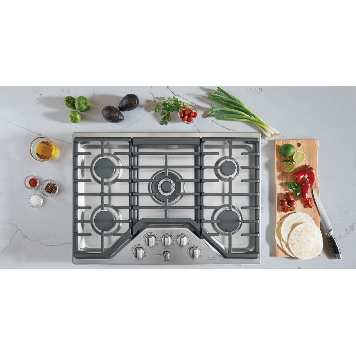 CGP95302MS1 Café 30-inch Built-In Gas Cooktop CGP95302MS1 | TA ...