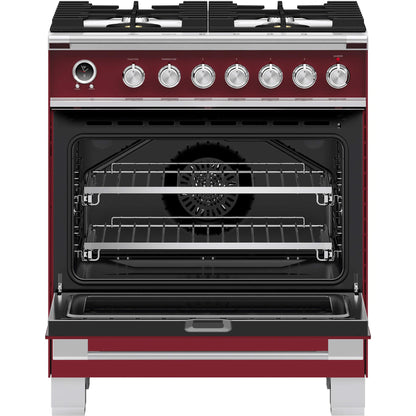 Fisher & Paykel 30-inch Freestanding Dual-Fuel Range with Warming Drawer OR30SCG6R1 IMAGE 2