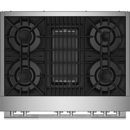 JennAir 36-inch Freestanding Dua-Fuel Range with JennAir® Culinary Center JDRP636HL IMAGE 3