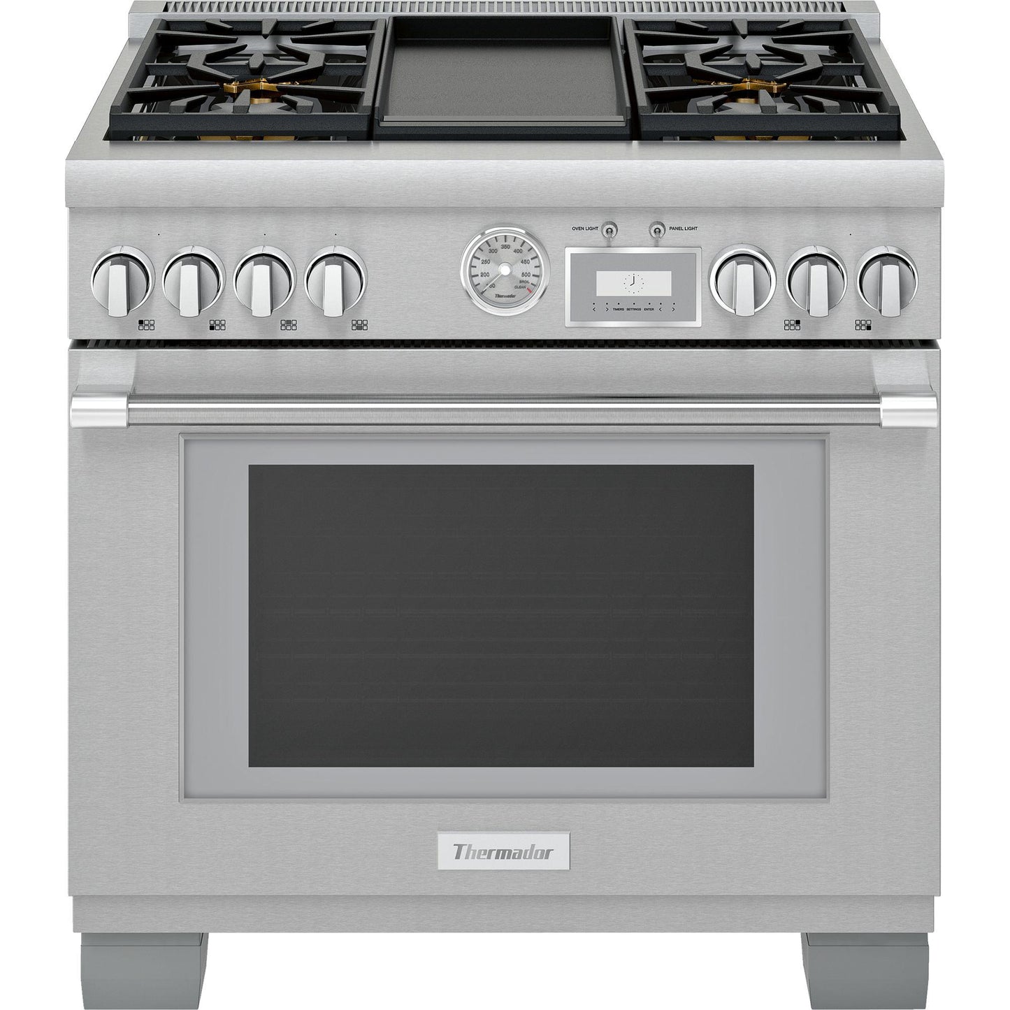 Thermador 36-inch Freestanding Gas Range with ExtraLow® Burners PRG364WDG IMAGE 1