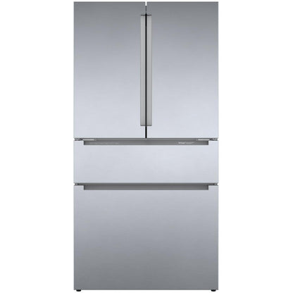 Bosch 36-inch, 21 cu.ft. Counter-Depth French 4-Door Refrigerator with VitaFreshPro™ Drawer B36CL80ENS IMAGE 1