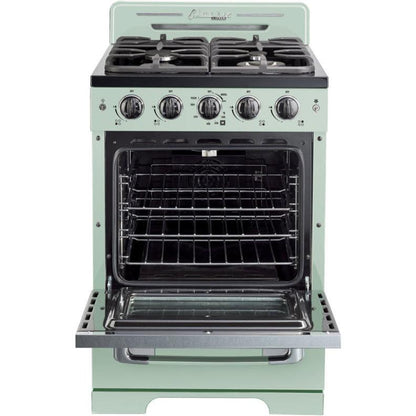 Unique Appliances 24-inch Freestanding Gas Range with Convection Technology UGP-24CR LG IMAGE 2