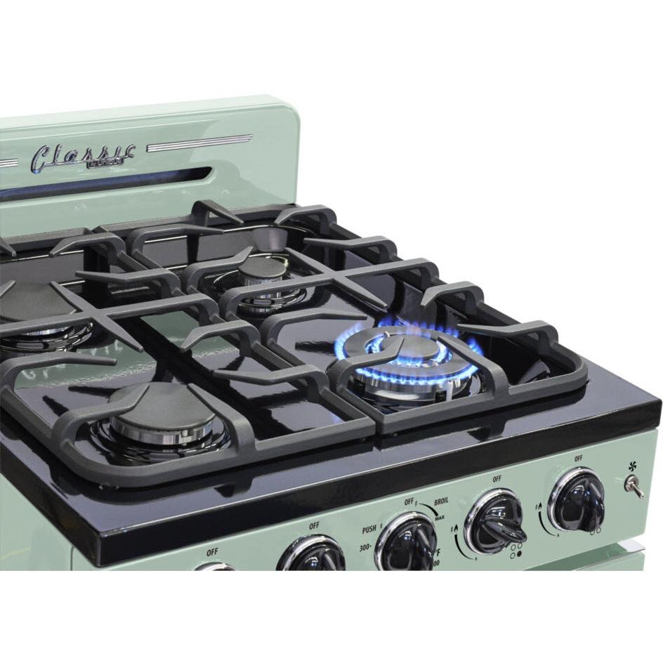 Unique Appliances 24-inch Freestanding Gas Range with Convection Technology UGP-24CR LG IMAGE 8