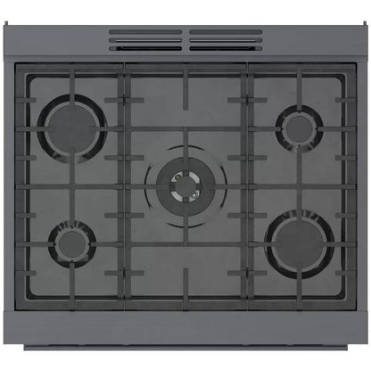 Bosch 30-inch Freestanding Gas Range with Convection Technology HGS8045UC IMAGE 2