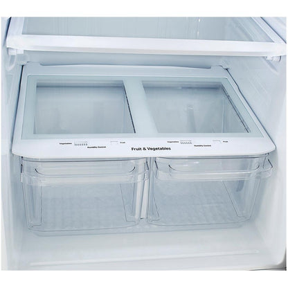 LG 30-inch, 20.2 cu.ft. Freestanding Top Freezer Refrigerator with Smart Diagnosis™ LTCS20020W IMAGE 12
