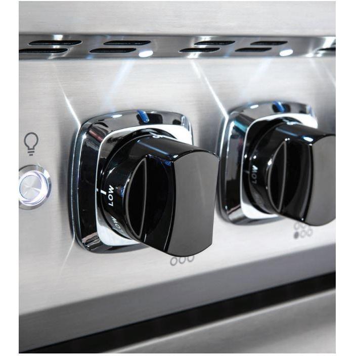Viking 36-inch Freestanding Dual-Fuel Range with Vari-Speed Dual Flow™ Convection CVDR536-4GSB IMAGE 3