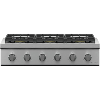 Fisher & Paykel 36-inch Built-in Gas Rangetop with 6 Burners CPV3-366-N IMAGE 1