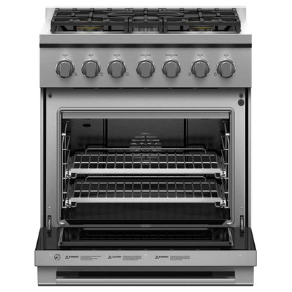 Fisher & Paykel 30-inch Freestanding Gas Range with Dual Flow Burners™ RGV3-305-N IMAGE 2