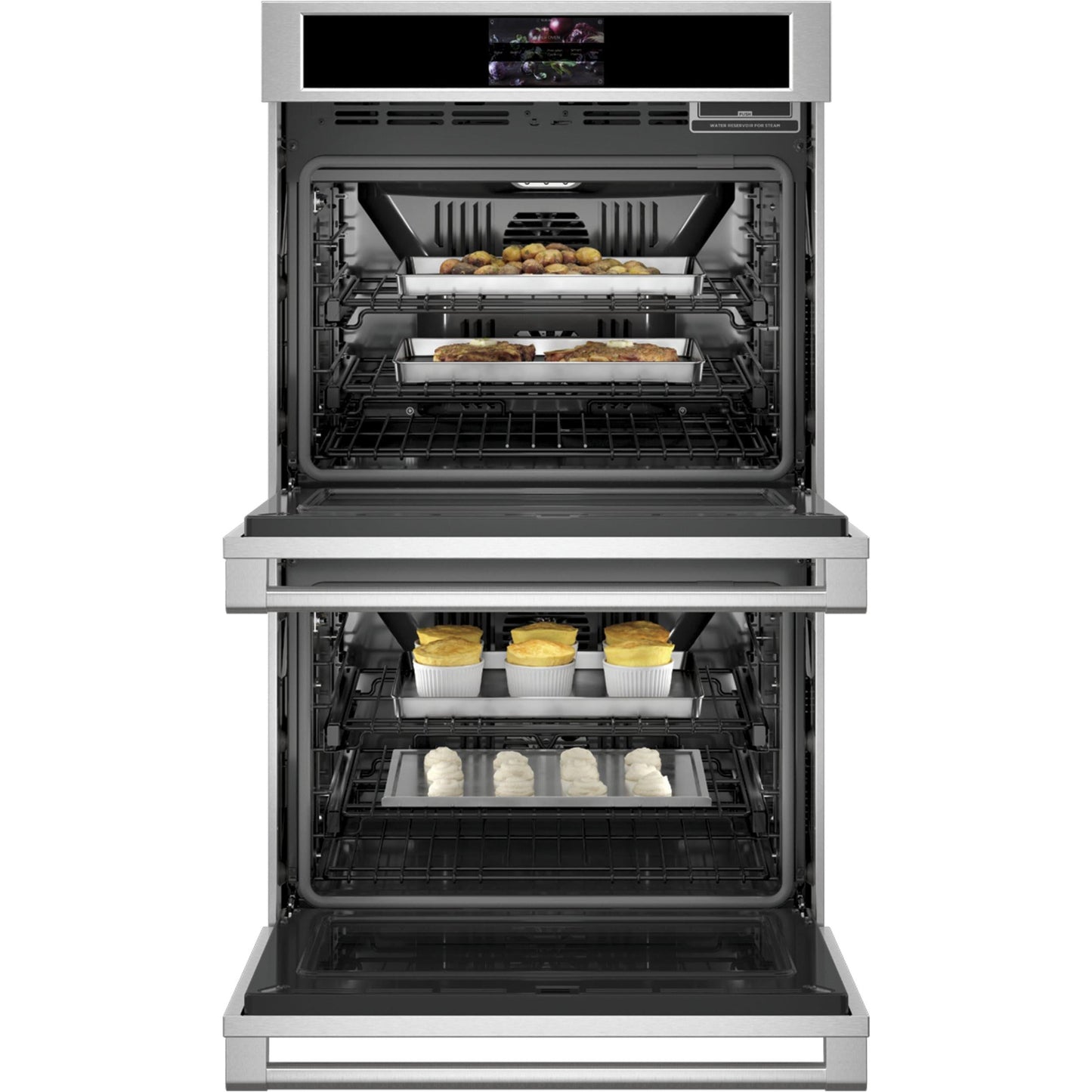 Monogram 30-inch, 10 cu.ft. Built-in Double Wall Oven with Wi-Fi Connect ZTDX1DPSNSS IMAGE 5