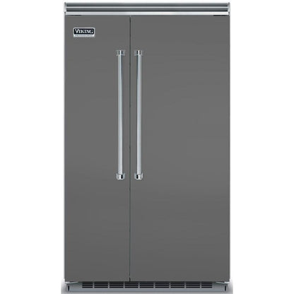 Viking 48-inch, 29.05 cu.ft. Built-in Side-by-Side Refrigerator with Internal Automatic Ice Machine VCSB5483DG IMAGE 1