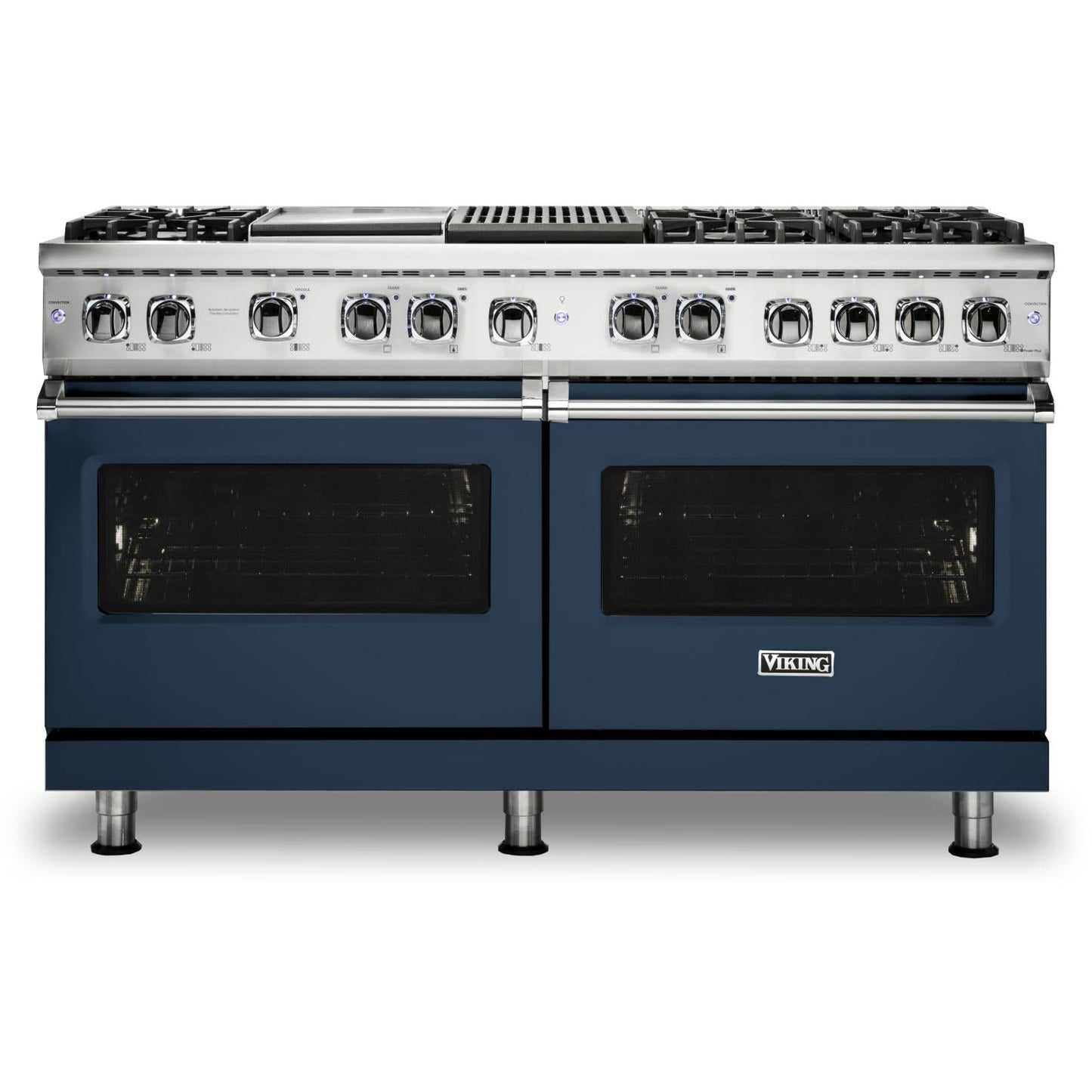 Viking 60-inch Freestanding Dual-Fuel Range with TruConvec™ Convection Cooking CVDR560-6GQSBLP IMAGE 1