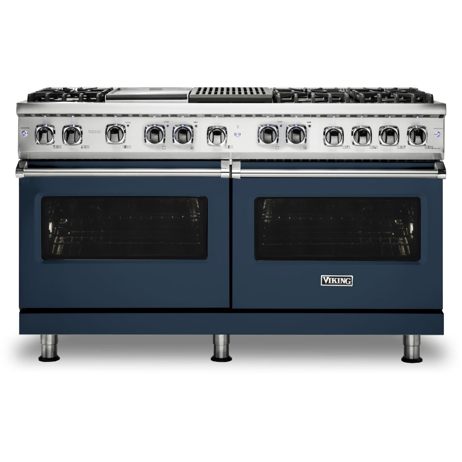 Viking 60-inch Freestanding Dual-Fuel Range with TruConvec™ Convection Cooking CVDR560-6GQSBLP IMAGE 1