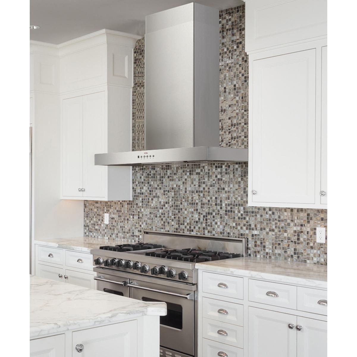 Kobe 30-inch Premium Mila Series Wall Mount Range Hood CH7730SQ6-WM-XX IMAGE 3