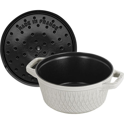 Staub La Cocotte, 4L Cast Iron Twister Cocotte 1023541 IMAGE 2