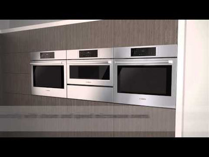 Bosch 30-inch, 9.2 cu. ft. Built-in Double Wall Oven with EcoClean™ HBL5551UC EXTERNAL_VIDEO 1
